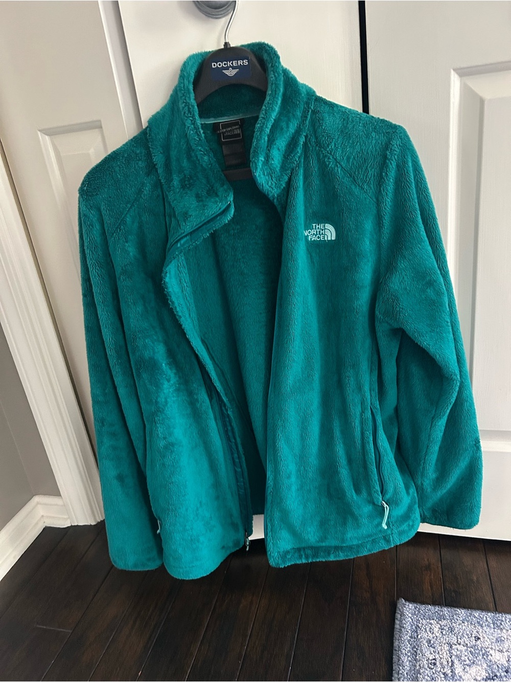 The North Face Teal Osito Fleece Jacket - Women's Cozy Full-Zip XL